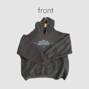 Harley Davidson Downtown Seattle Vintage Hoodie